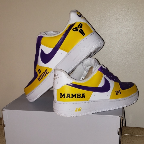 custom air force 1 lakers